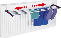 Etendoir À Linge|Leifheit Séchoir à linge à suspendre 4,2 m, étendoir alu avec barres extensibles, Quartett 42 Extensible Aluminium