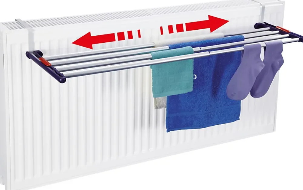 Etendoir À Linge|Leifheit Séchoir à linge à suspendre 4,2 m, étendoir alu avec barres extensibles, Quartett 42 Extensible Aluminium