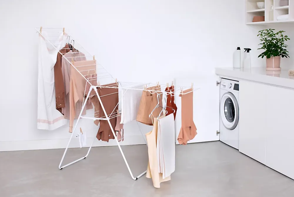 Etendoir À Linge|Brabantia Séchoir à linge Hangon blanc 25 m