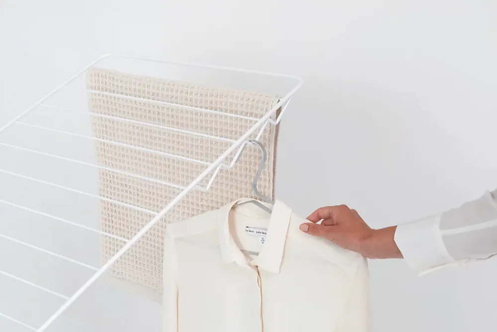 Brabantia Séchoir à linge Hangon blanc 25 m + cintres