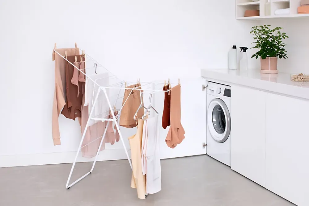 Etendoir À Linge|Brabantia Séchoir à linge Hangon blanc 15 m