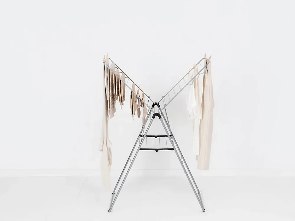 Brabantia Séchoir à linge Hangon gris metalic 20 m