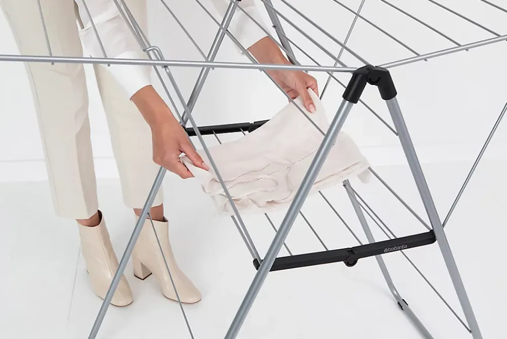 Brabantia Séchoir à linge Hangon gris metalic 20 m