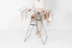 Etendoir À Linge|Brabantia Séchoir à linge Hangon gris metalic 15 m