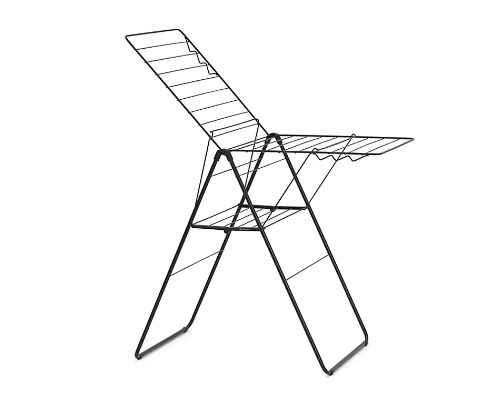 Brabantia Séchoir à linge Hangon noir mat 20 m