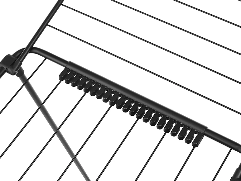 Brabantia Séchoir à linge Hangon noir mat 22 m