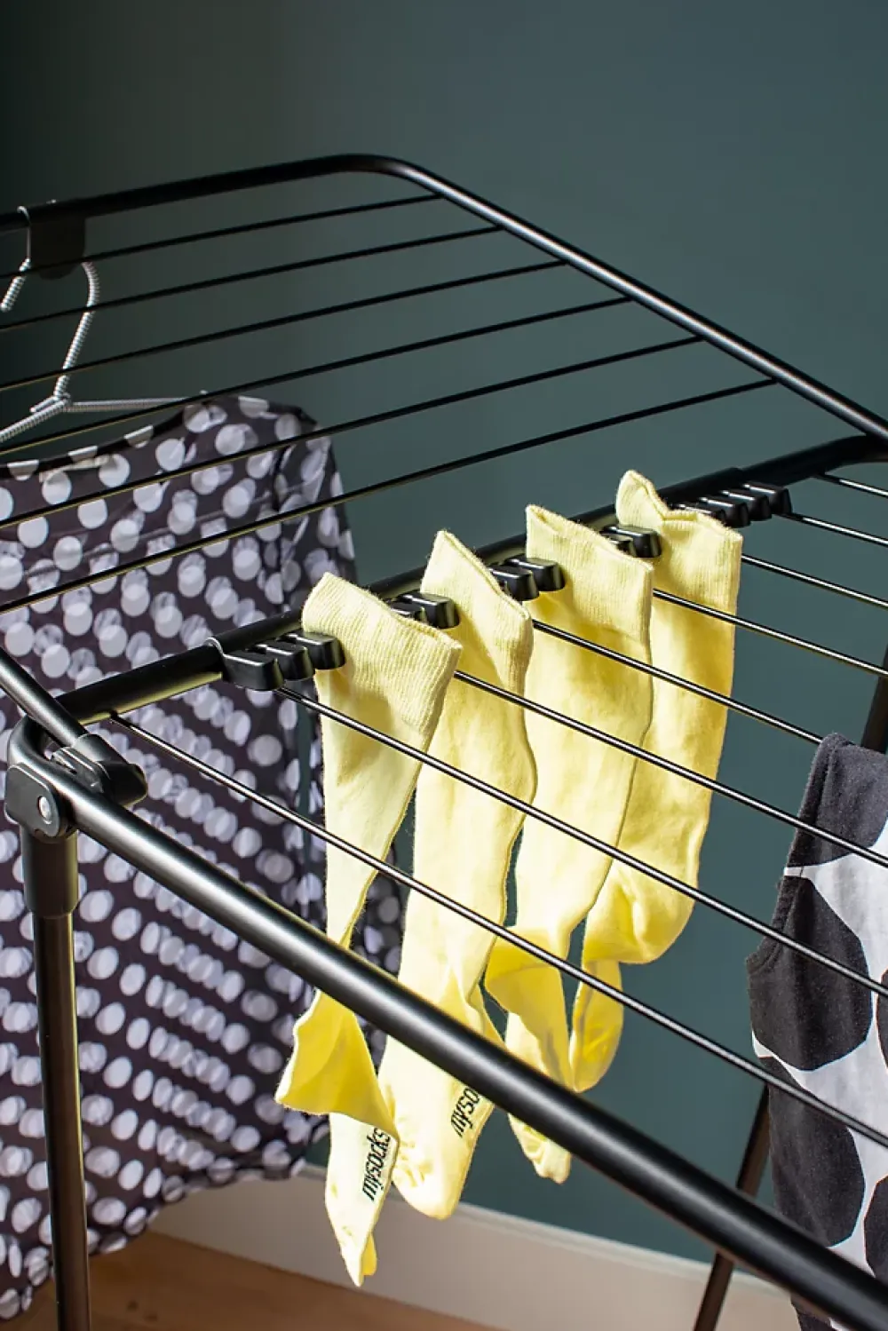 Brabantia Séchoir à linge Hangon noir mat 22 m