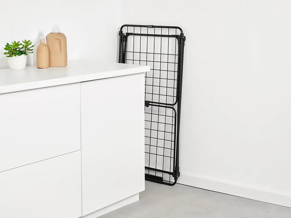 Brabantia Séchoir à linge Hangon noir mat 22 m