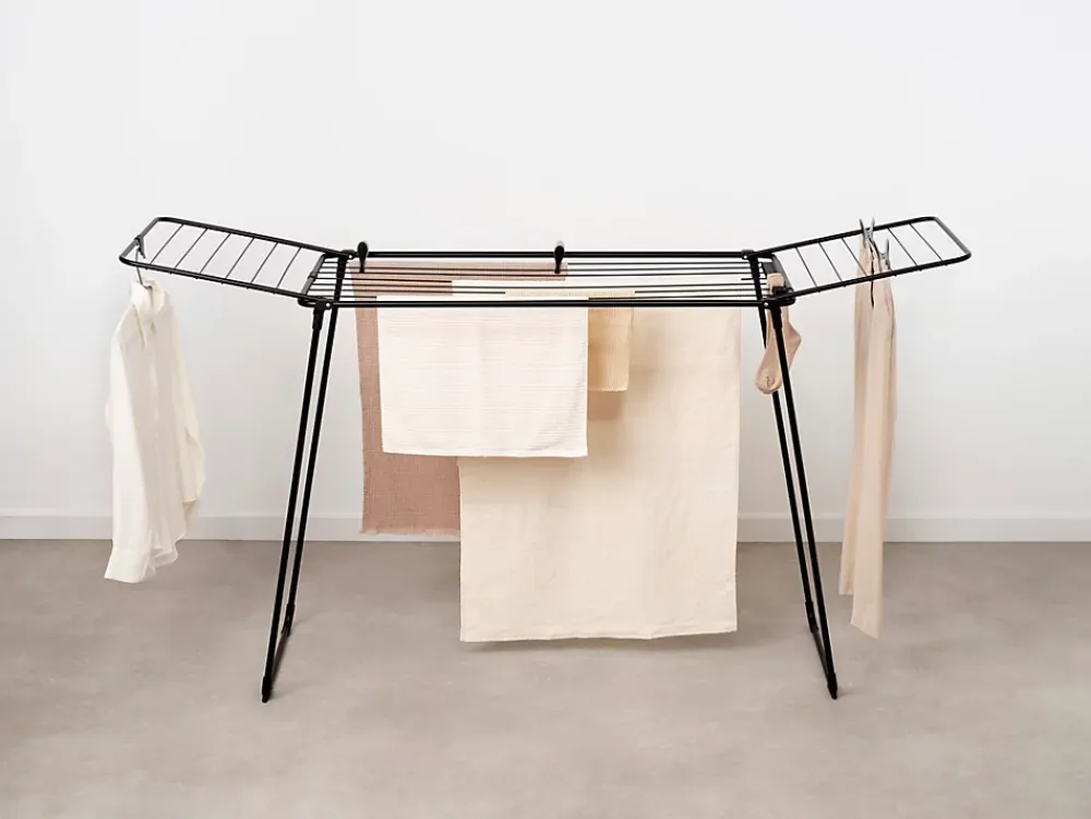 Brabantia Séchoir à linge Hangon noir mat 22 m