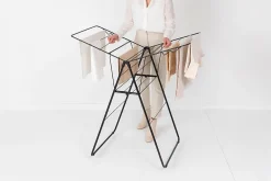 Etendoir À Linge|Brabantia Séchoir à linge Hangon noir mat 15 m