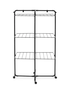 Brabantia Séchoir à linge Hangon Tower noir 23 m