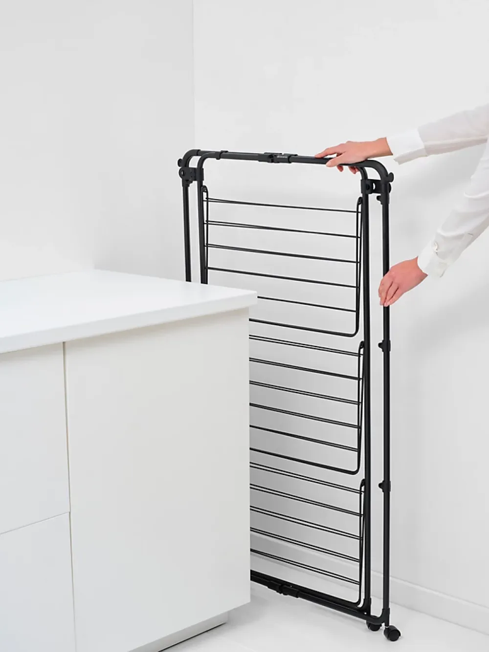 Brabantia Séchoir à linge Hangon Tower noir 23 m