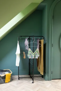 Brabantia Séchoir à linge Hangon Tower noir 23 m