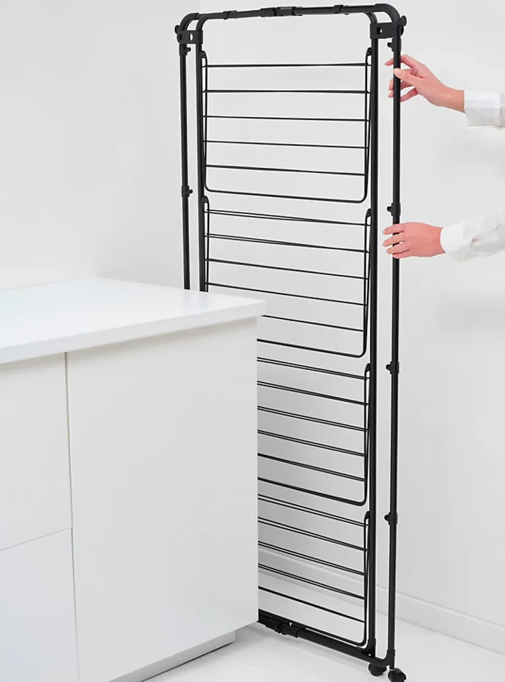 Brabantia Séchoir à linge Hangon Tower noir 30 m