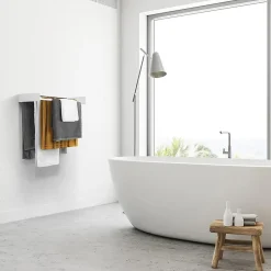 Foxydry Séchoir alu mural blanc pliable 101x50x13cm Hide 100