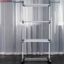 Etendoir À Linge|Herzberg Séchoir multifonctions 20m d'étendage gris HG8034-GRY