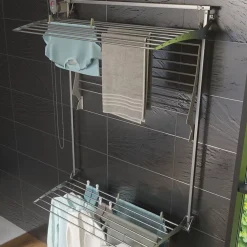 Foxydry Séchoir mural 3 grilles pliables 152x52x137 cm alu Tower 150