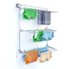 Foxydry Séchoir mural 3 grilles pliables 128x52x137 cm alu Tower 120