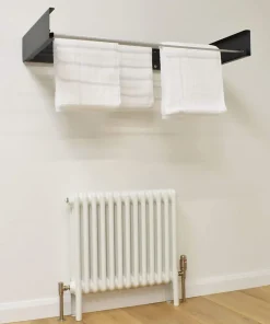 Foxydry Séchoir mural alu pliable 101x50x13cm anthracite Hide 100