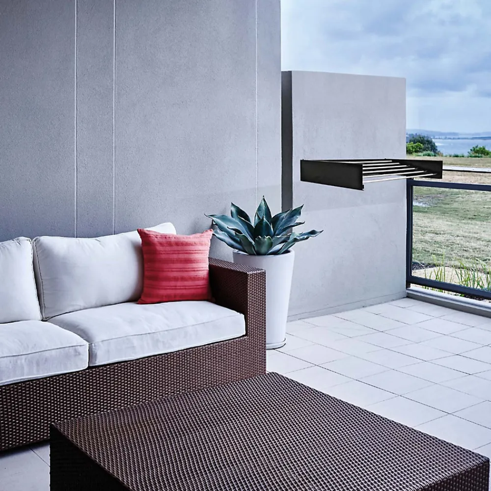 Foxydry Séchoir mural alu pliable 101x50x13cm anthracite Hide 100