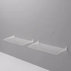 Etendoir À Linge|Foxydry Séchoir mural blanc alu bas 116x50x10cm pliant Fold 120