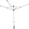 Etendoir À Linge|Leifheit Séchoir parapluie extérieur avec housse de protection, 50 m d'étendage, noir et gris, LinoLift 500
