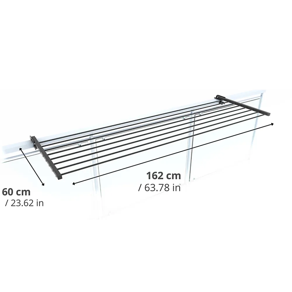 Foxydry Séchoir rabattable 2 positions extérieur 162x63x8 cm Duo