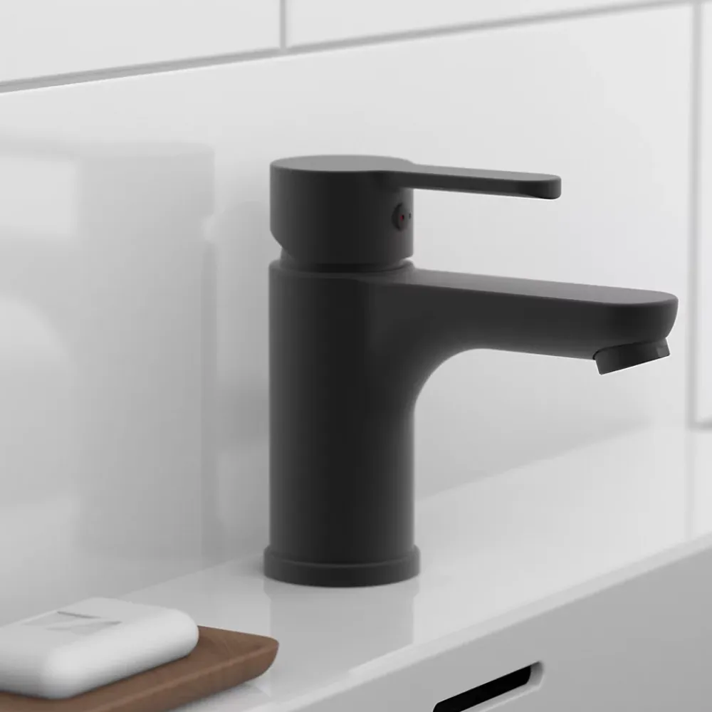 Schütte SCHÜTTE Mitigeur de lavabo DENVER Noir mat