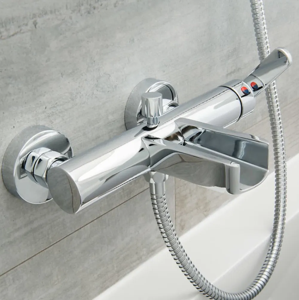 Hansgrohe SCHÜTTE NIAGARA mitigeur monocommande bain avec bec cascade, chromé