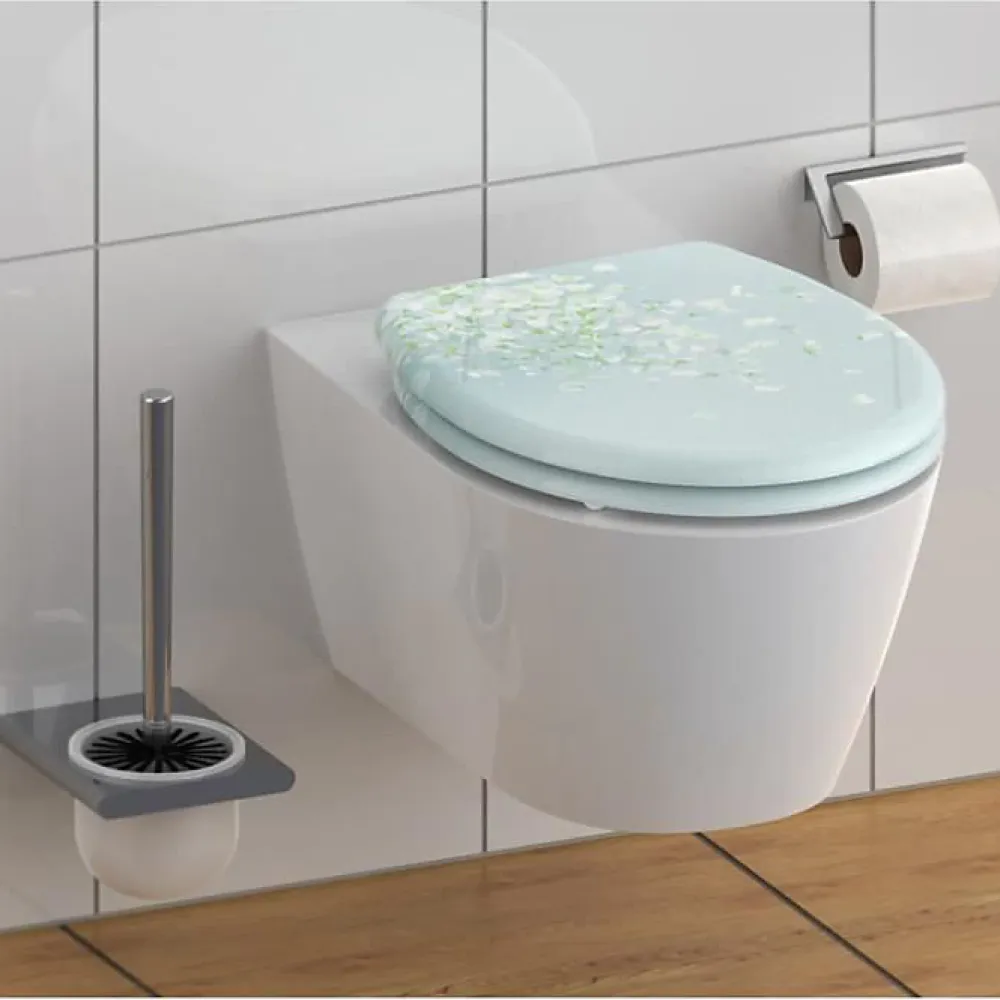 Schütte SCHÜTTE Siège de toilette avec fermeture en douceur FLOWER IN THE WIND 438779