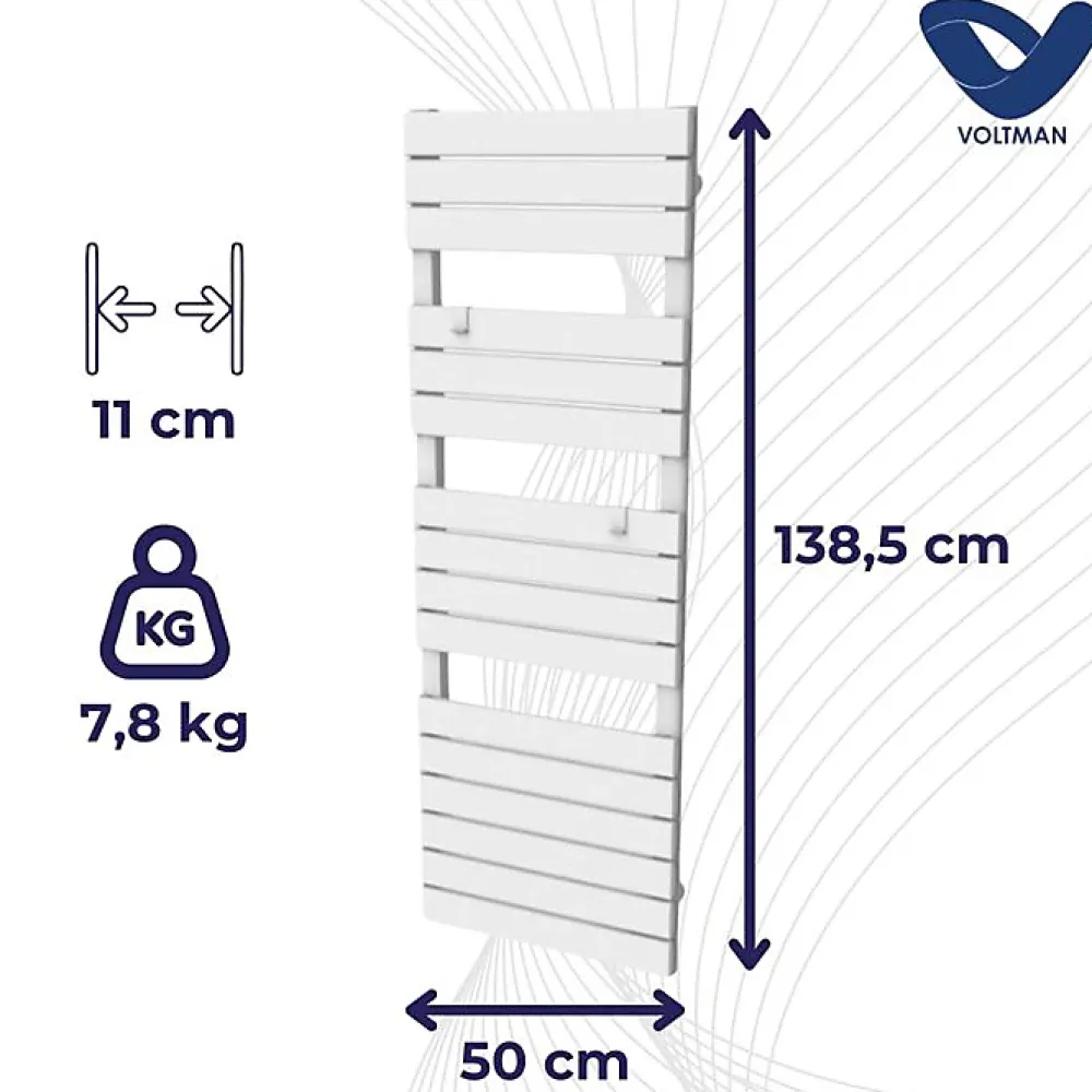 Sèche-Serviettes Électrique|Voltman Seche-serviettes 750 W