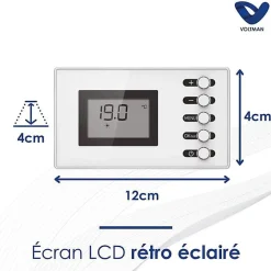 Sèche-Serviettes Électrique|Voltman Seche-serviettes 750 W