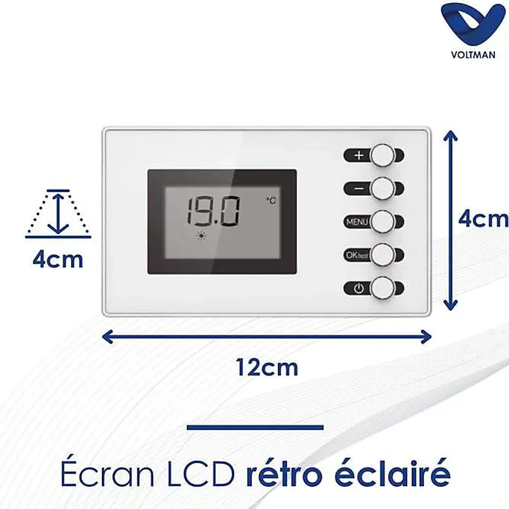 Sèche-Serviettes Électrique|Voltman Seche-serviettes 750 W