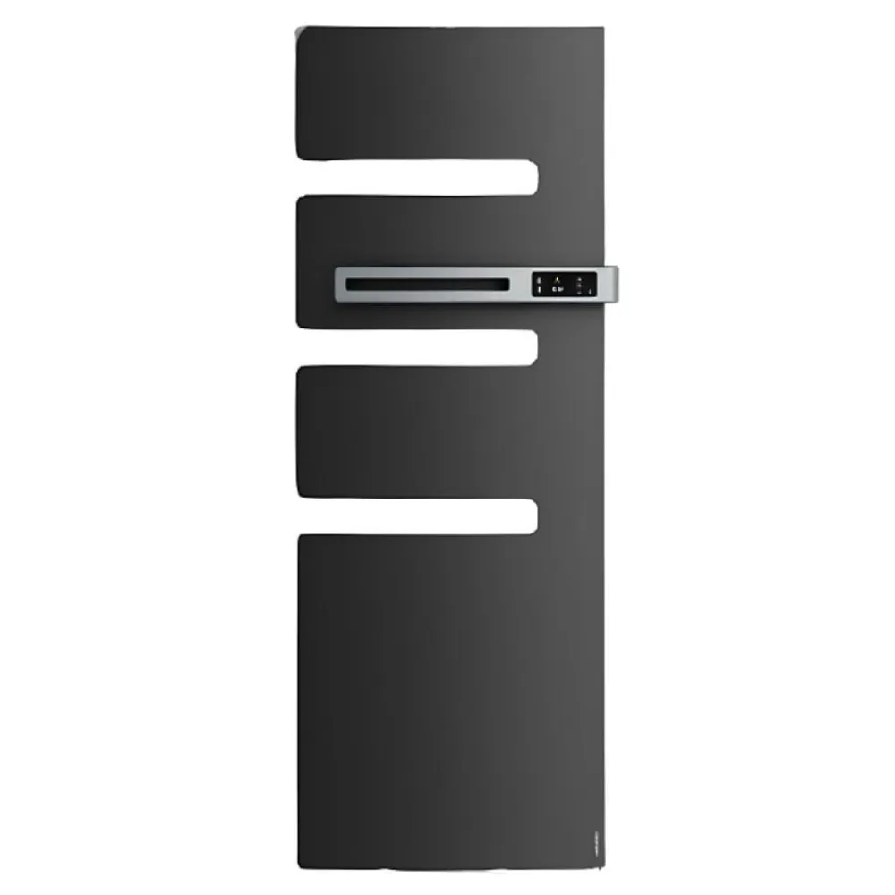 Sèche-Serviettes Électrique|Atlantic SERENIS Sèche-serviette connecté mât à droite, 500W, Anthracite (850549)