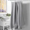 Serviette De Toilette|Eden Serviette de bain 90 x 150 cm Vintage Gris