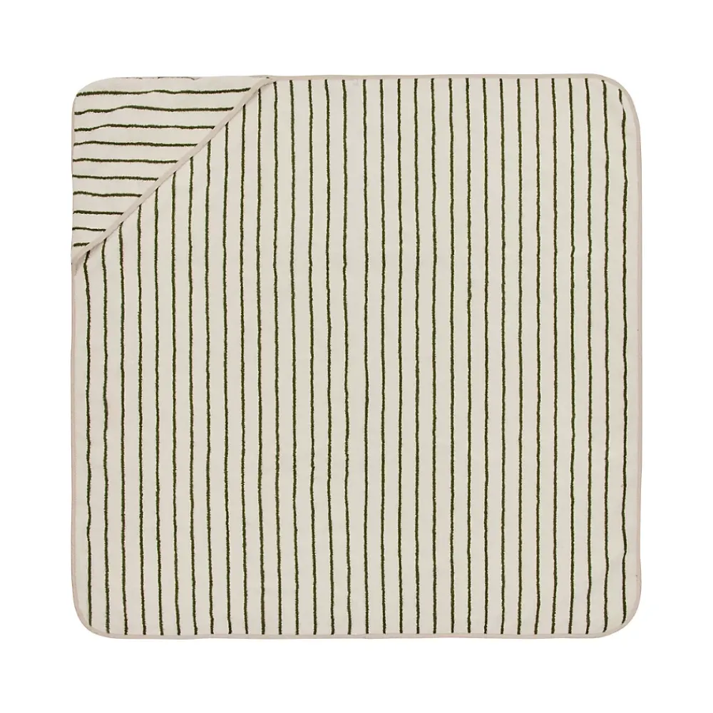 OYOY Mini Serviette de bain blanc en coton organique H100x100cm