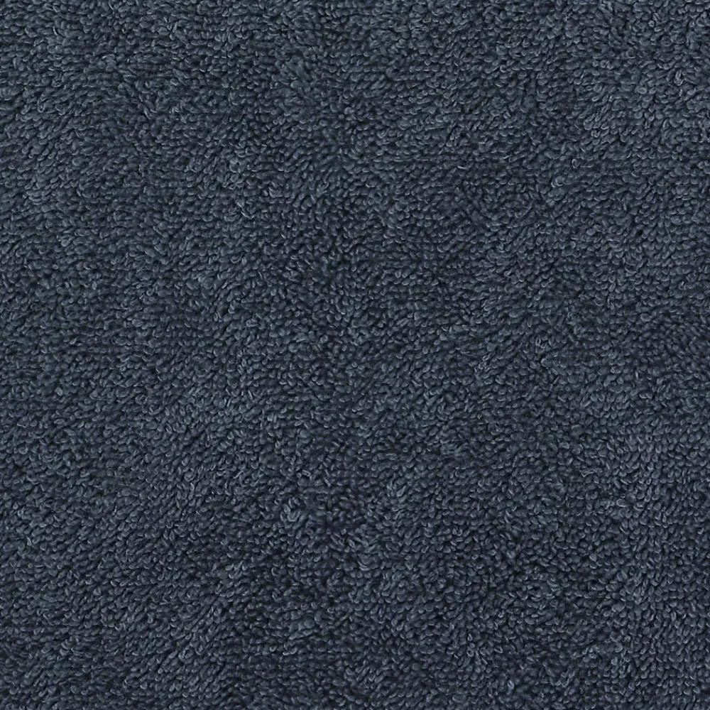 GoodHome Serviette de bain bleu nuit Koros 140 x 70 cm