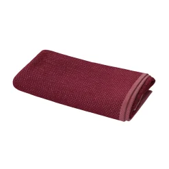 GoodHome Serviette de bain grenat et rose terracotta 140 x 70 cm, Sary