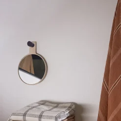 OYOY Living Serviette de bain Kyoto marron en coton organique H100x67cm