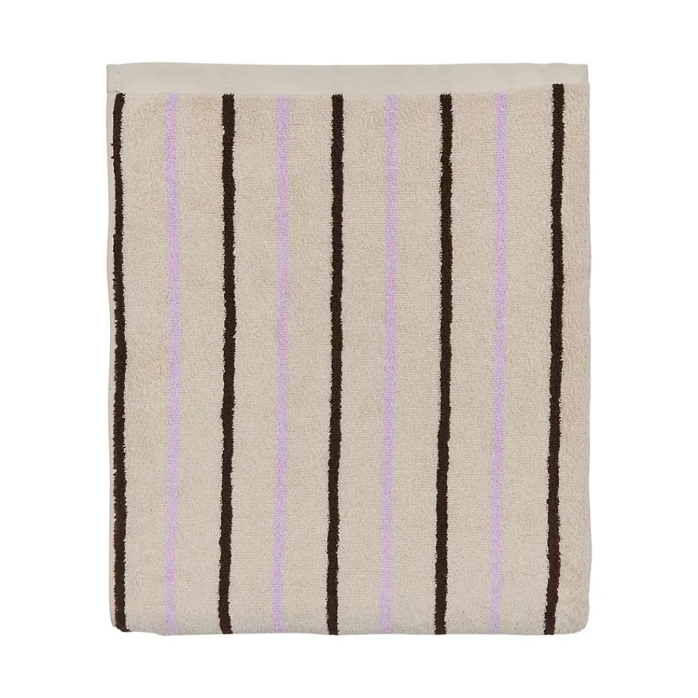 Serviette De Toilette|OYOY Living Serviette de bain rose en coton organique H150x100cm