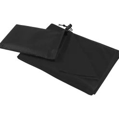 Gant De Toilette|Generic Serviette de sport LUCAS Noir uni (100 cm x 50 cm)
