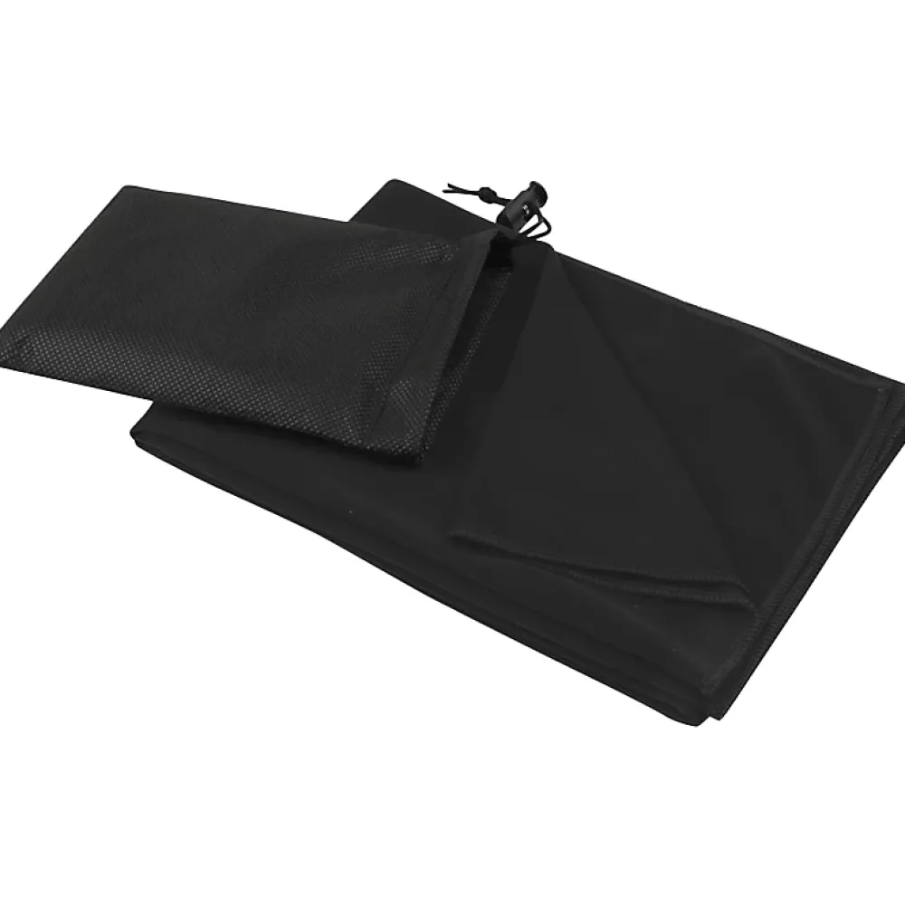 Gant De Toilette|Generic Serviette de sport LUCAS Noir uni (100 cm x 50 cm)