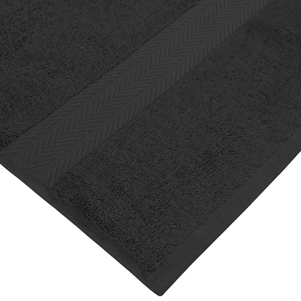 Serviette De Toilette|Sensei Maison Serviette de toilette 550 g/m² Noir 50x100 cm LUXURY