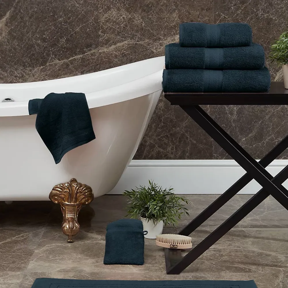 Serviette De Toilette|Sensei Maison Serviette de toilette 550 g/m² Denim 50x100 cm LUXURY