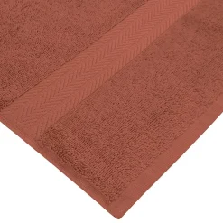 Sensei Maison Serviette de toilette 550 g/m² Terracota 50x100 cm LUXURY