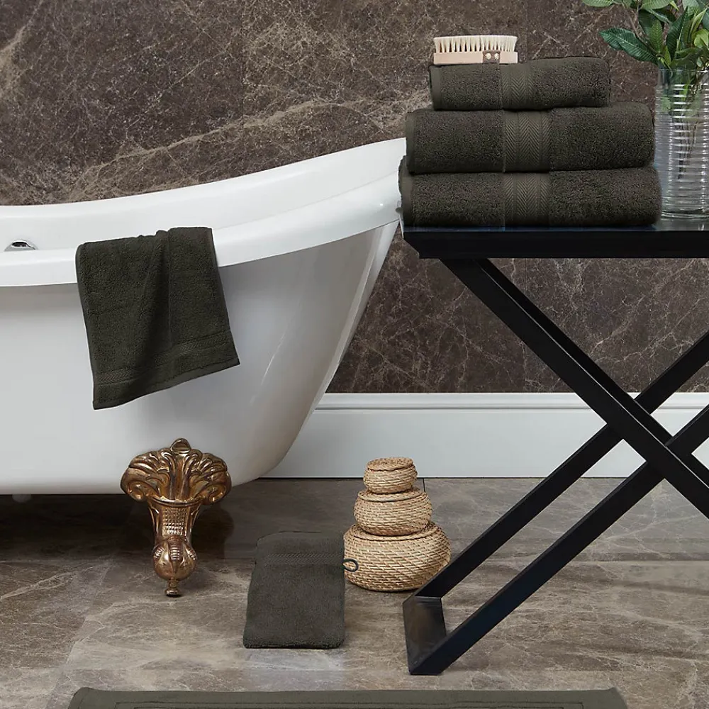 Sensei Maison Serviette de toilette 550 g/m² Noisette 50x100 cm LUXURY