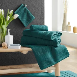 Serviette De Toilette|Eden Serviette de toilette 50 x 90 cm Tendresse emeraude