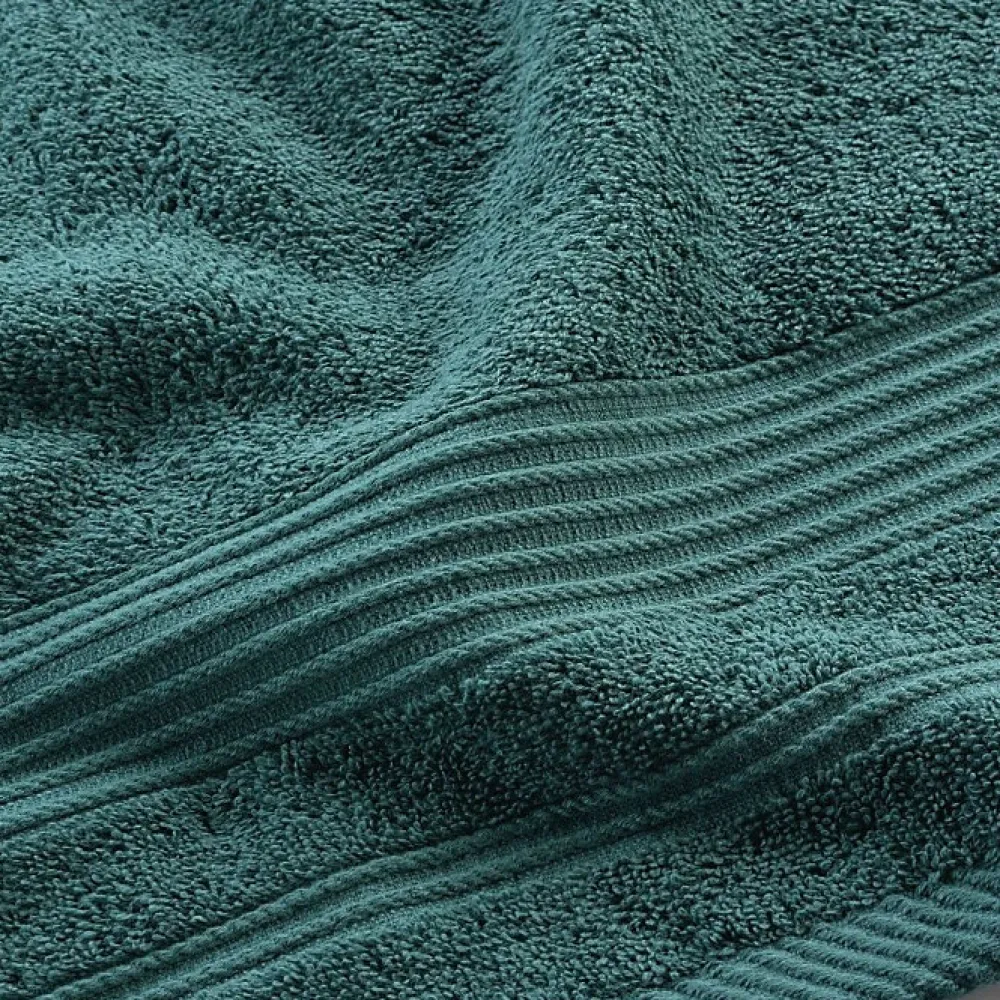 Serviette De Toilette|Douceur D'Intérieur Serviette de toilette 50 x 90 cm eponge unie tendresse Emeraude