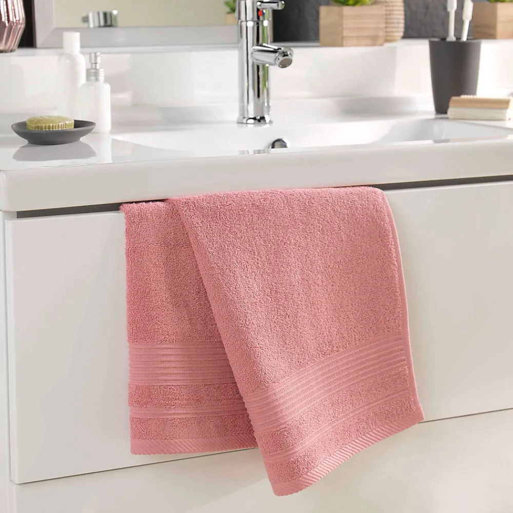 Eden Serviette de toilette 50 x 90 cm Tendresse rose