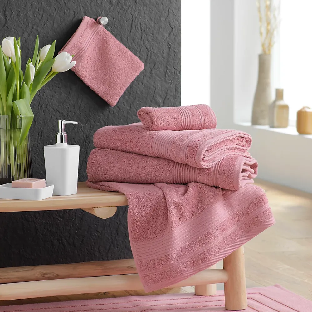 Eden Serviette de toilette 50 x 90 cm Tendresse rose